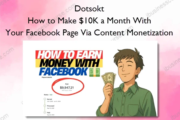 Dotsokt – How to Make $10K a Month With Your Facebook Page Via Content Monetization (1) Dotsokt – How to Make $10K a Month With Your Facebook Page Via Content Monetization