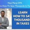 Learn How To Save Thousands In Taxes – Navi Maraj CPA Learn How To Save Thousands In Taxes – Navi Maraj CPA