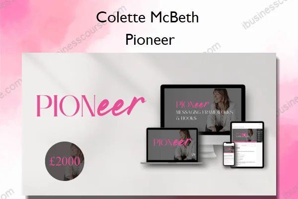 Colette McBeth – Pioneer Colette McBeth – Pioneer