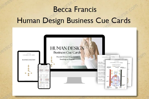 Human Design Business Cue Cards – Becca Francis Human Design Business Cue Cards – Becca Francis
