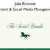Content & Social Media Management – Julia Broome